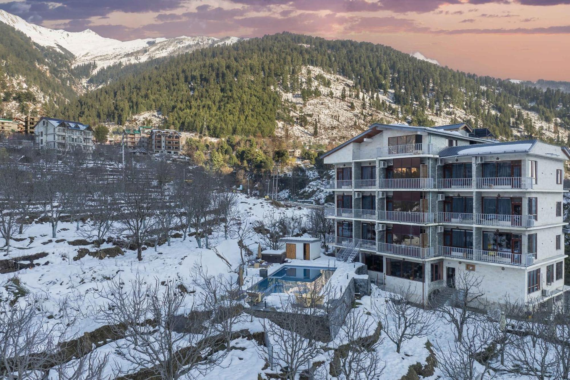 Echor Himalayan Aurum Manali, Heating & Cooling Exterior foto